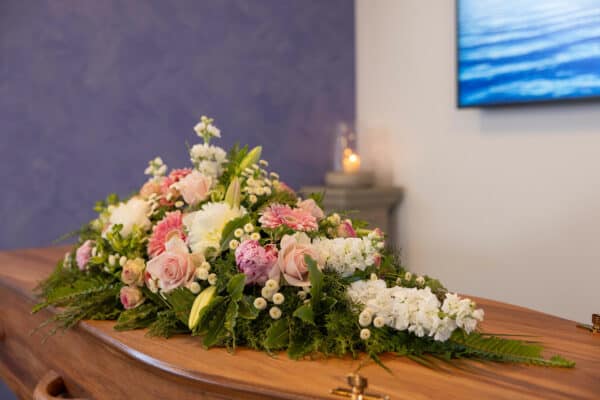 Bouquet Coffin